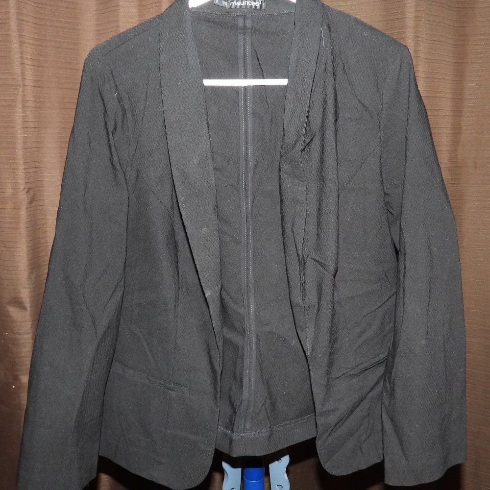Maurice Black Plus Size Blazer